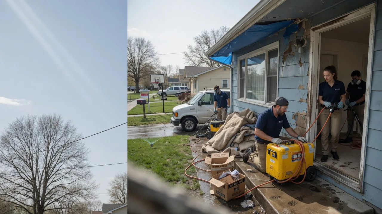 Basement Flood Cleanup in Bergholz, OH near me